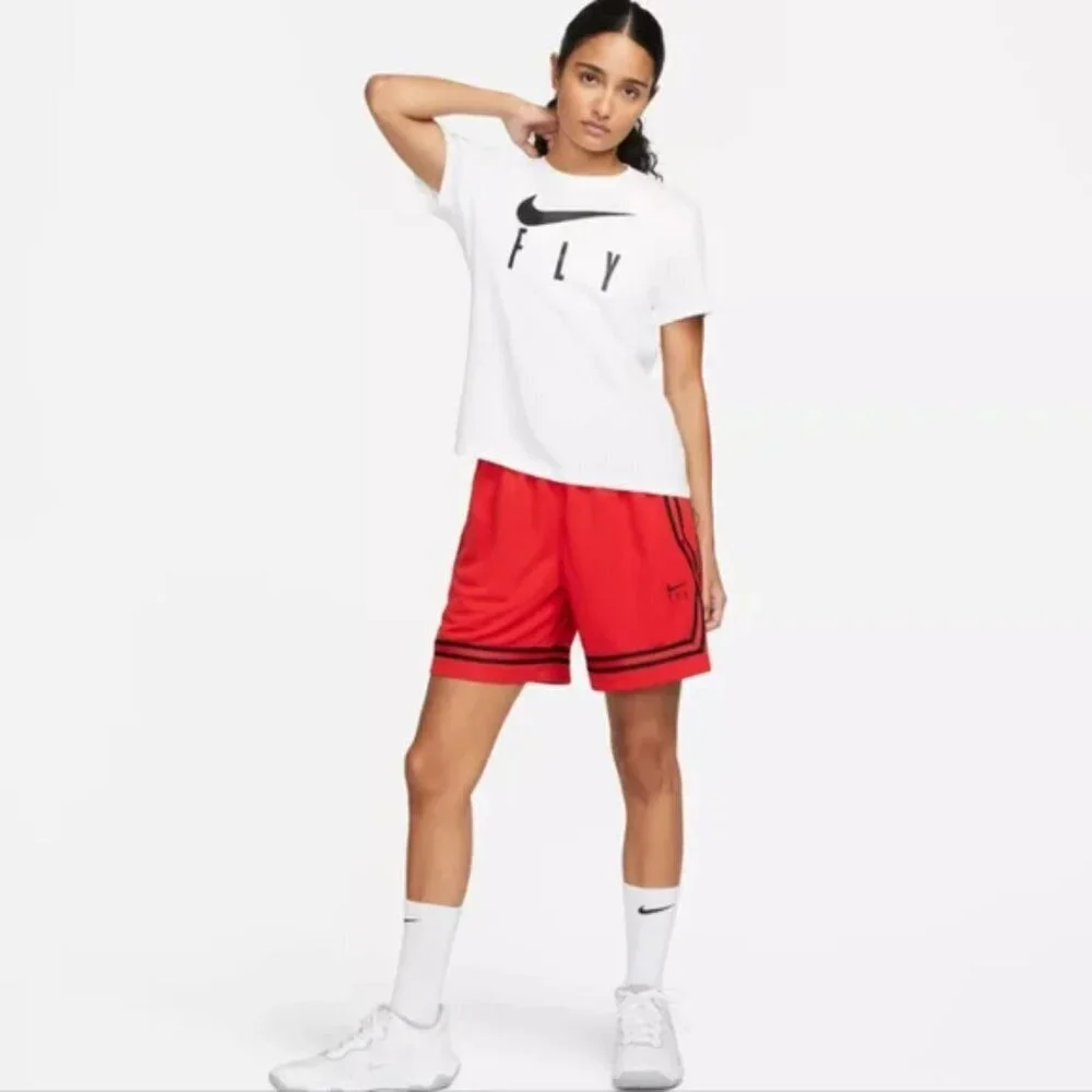 NWT Nike Fly Crossover Loose Fit Red Basketball Shorts